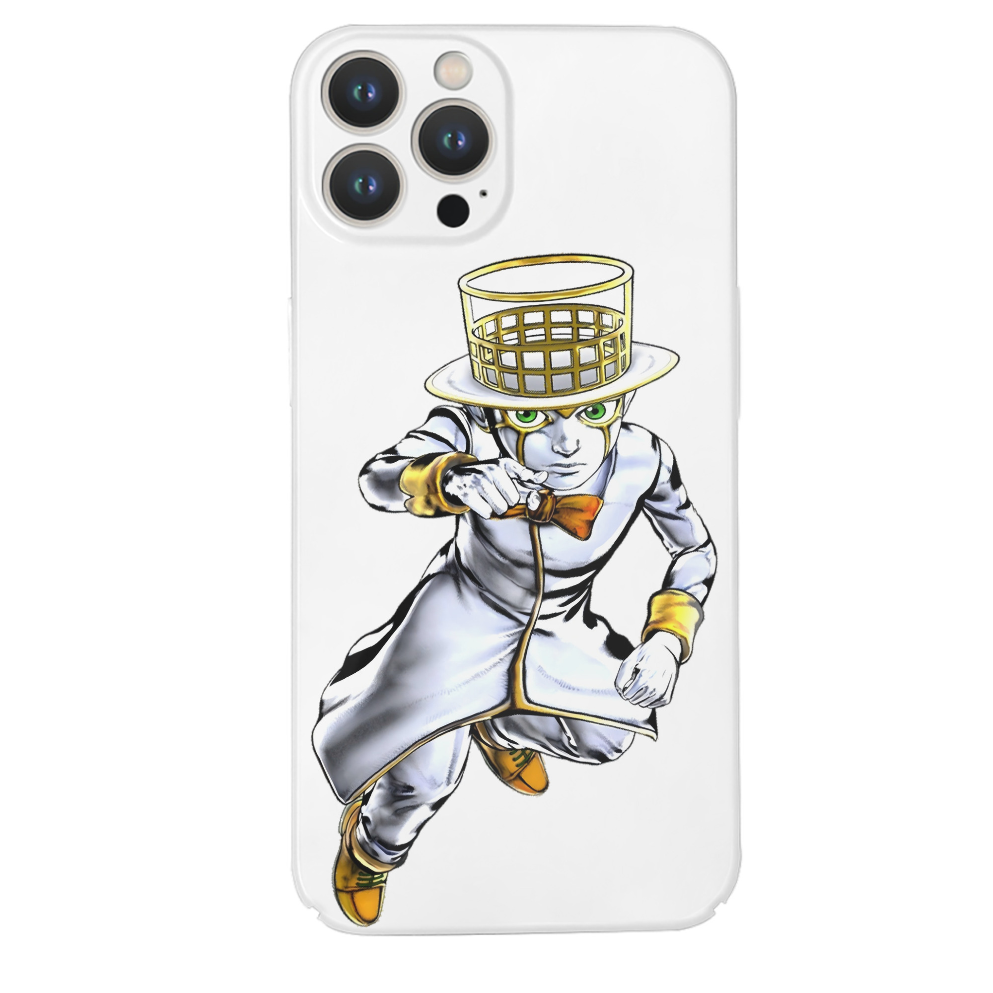 （画像用） ジョジョの奇妙な冒険 岸辺 露伴（きしべ ろはん） JoJo's Bizarre Adventure Rohan Kishibe 【iPhone 14シリーズ対応】ハードケース